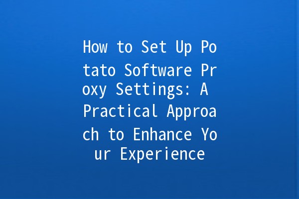 How to Set Up Potato Software Proxy Settings: A Practical Approach to Enhance Your Experience 🥔💻