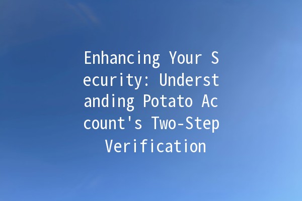 Enhancing Your Security: Understanding Potato Account's Two-Step Verification 🔒🥔