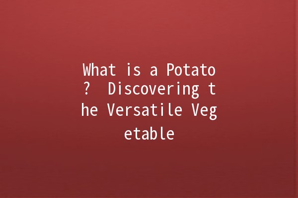 What is a Potato? 🥔 Discovering the Versatile Vegetable