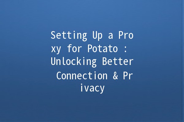 Setting Up a Proxy for Potato 🌐🥔: Unlocking Better Connection & Privacy